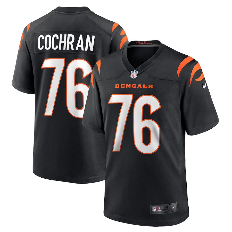 Men Cincinnati Bengals 76 Devin Cochran Nike Black Game Player NFL Jersey